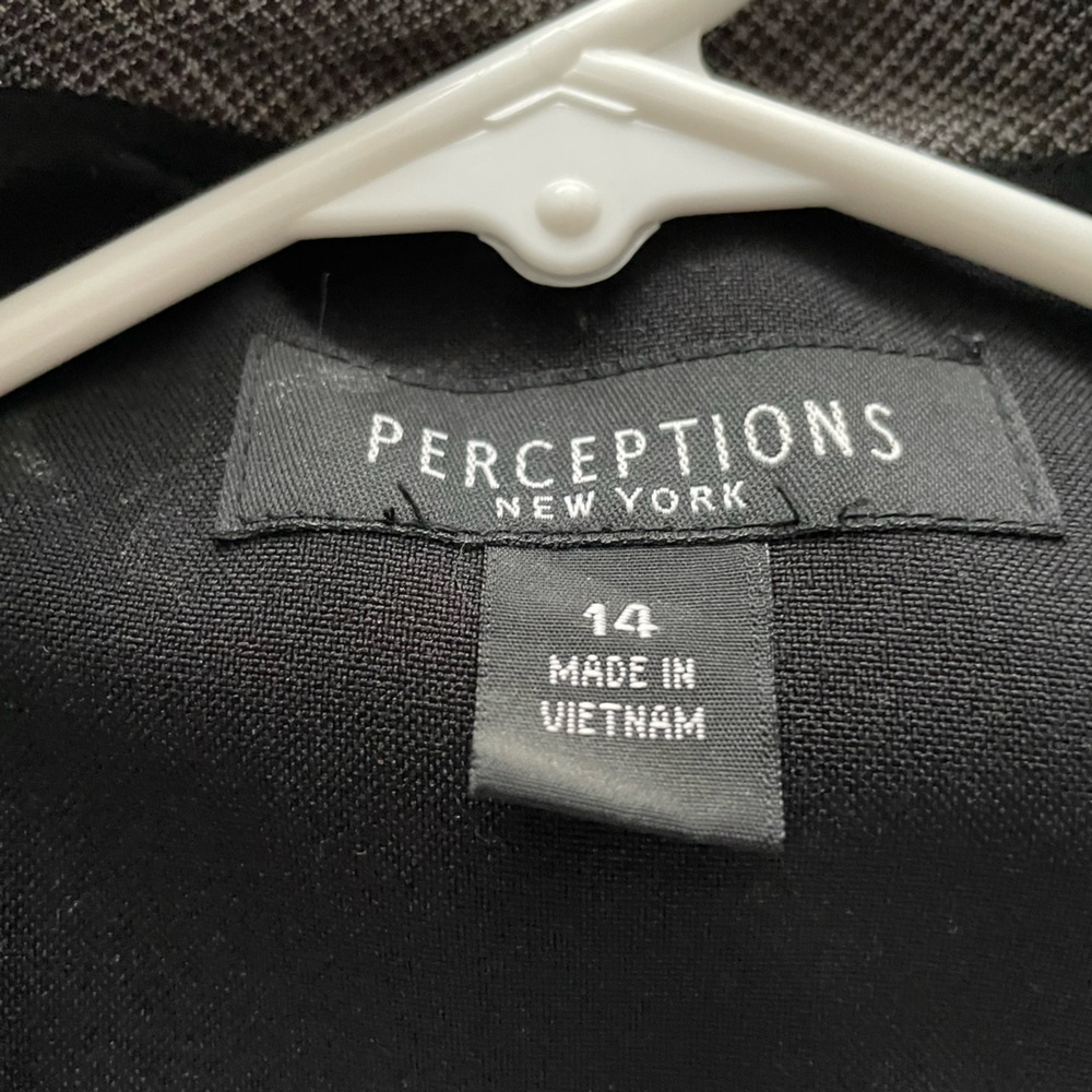 Perceptions Black And Gray Jacket - image 3